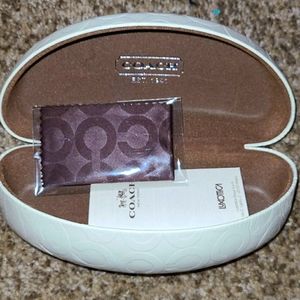Coach sunglass or eyeglasses case